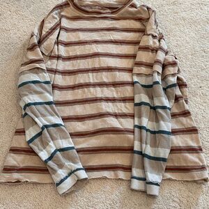We The Free Multicolor Striped Top